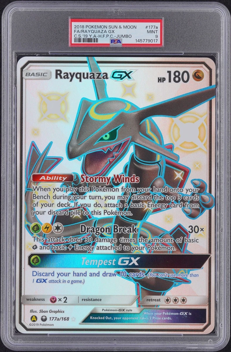 Rayquaza Pokémon TCG Professional Sports Authenticator (PSA) Grade
