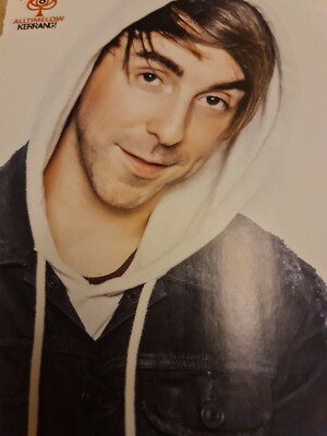 ALEX GASKARTH  RIAN DAWSON ALL TIME LOW A4 POSTER KERRANG  MAGAZINE UK
