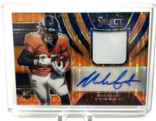 2019 Panini Select RPA Jersey Patch Auto FOTL Orange Pulsar NOAH FANT 21/23