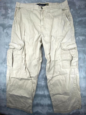 SilverTab Cargo Pants Mens 38 x 28 Beige Khaki Y2K Baggy Loose Fit Vintage Levis
