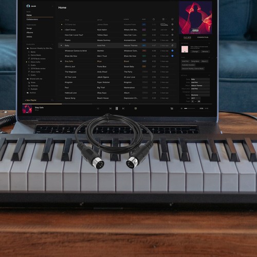 Midi-Kabel Professionelles Instrumentenkabel Adapter Von Stecker Auf - Afbeelding 7 van 12