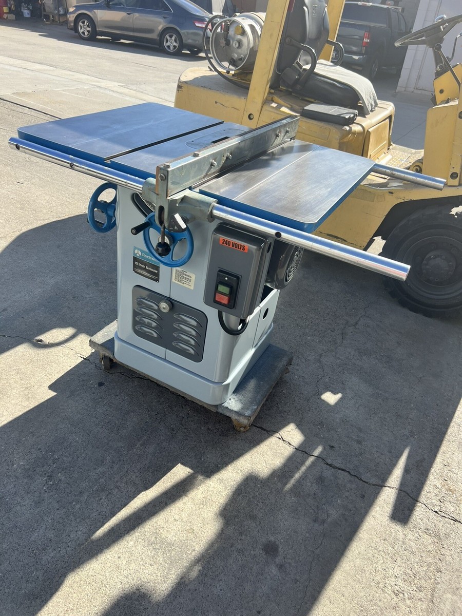 USED Delta Rockwell 10 inch Unisaw Table Saw 34-461 | eBay