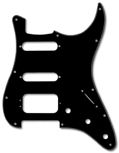 Original Fender American Modern Schlagbrett, HSS Stratocaster, 11-Loch schwarz 3-lagig - Bild 1 von 1