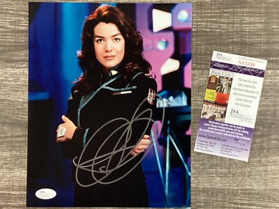 (SSG) Hot CLAUDIA CHRISTIAN Signed 8X10 Color ''Babylon 5'' Sci-Fi Photo - JSA COA