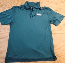 Champion Homes Logo Distressed Green Lightweight Polo Shirt Mens XL