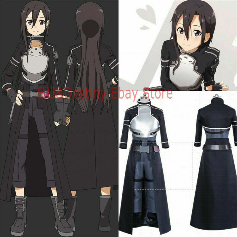 Custom-made Anime Sword Art Online Kirito Cosplay kostium kostiumy