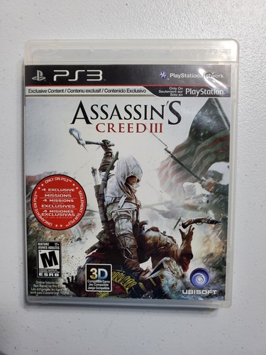 PlayStation 3 Assassins Creed III Video Game