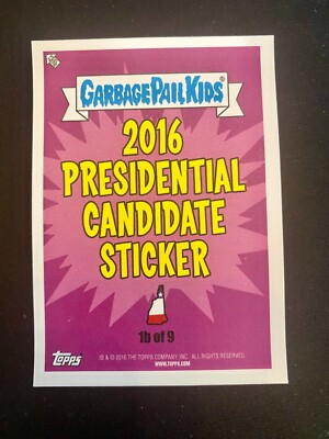 Topps 2016 GPK Donald Trump Garbage Pail Kids HUMPTY TRUMPTY *LESS