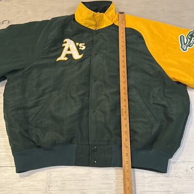 Vintage 90s MLB Starter Diamond Collection Oakland A's Athletics