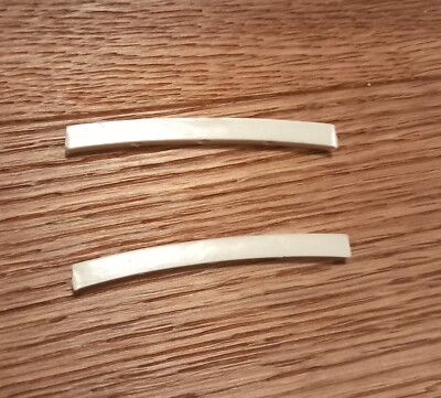 Electric Guitar Curved Blank Plastic Nut 2 Pack