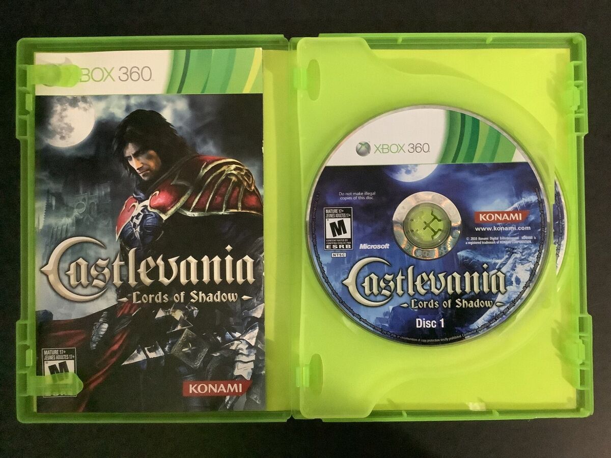 Castlevania Lords of Shadow 1 Microsoft Xbox 360 Complete w/ Manual