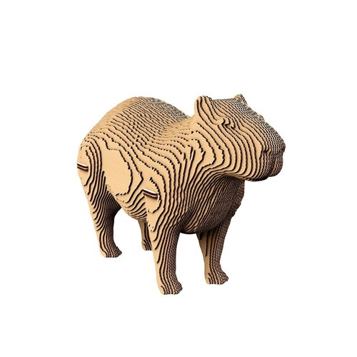 Capibara - Rompecabezas de cartón 3D (material de cartón ecológico) Artónico - Imagen 2 de 4
