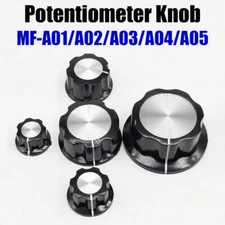 A01-A05 Top Rotary Control Turning Knob for Hole 6mm Dia Shaft MF Potentiometer