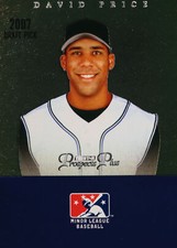 2007 Tristar Prospects Plus Baseball Base #1: David Price Base