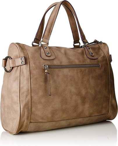 Borsa a mano da donna Tamaris ULLA bowling bag borsa a tracolla 35 x 24 x 14 marrone scuro nuova - Foto 2 di 2