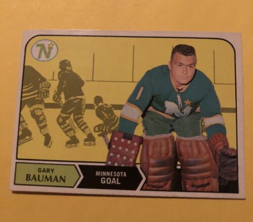 1968-69 O-Pee-Chee Gary Bauman RC Rookie Card Vintage North Stars #145 VG-EX (1) - Picture 1 of 3