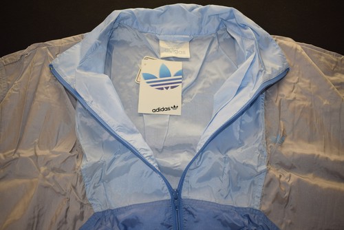 Adidas Regen Jacke Windbreaker Vintage 80s 80er Rain Jacket Coat Glanz Nylon 48 - Bild 5 von 8
