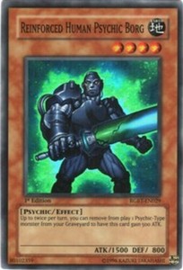 Reinforced Human Psychic Borg - RGBT-EN029 - Super Rare - 1st Edition x3 - Light