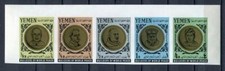 36332) Yemen 1966 MNH Neuf Pope John Xxiii , Kennedy Strip Of 5 Comment