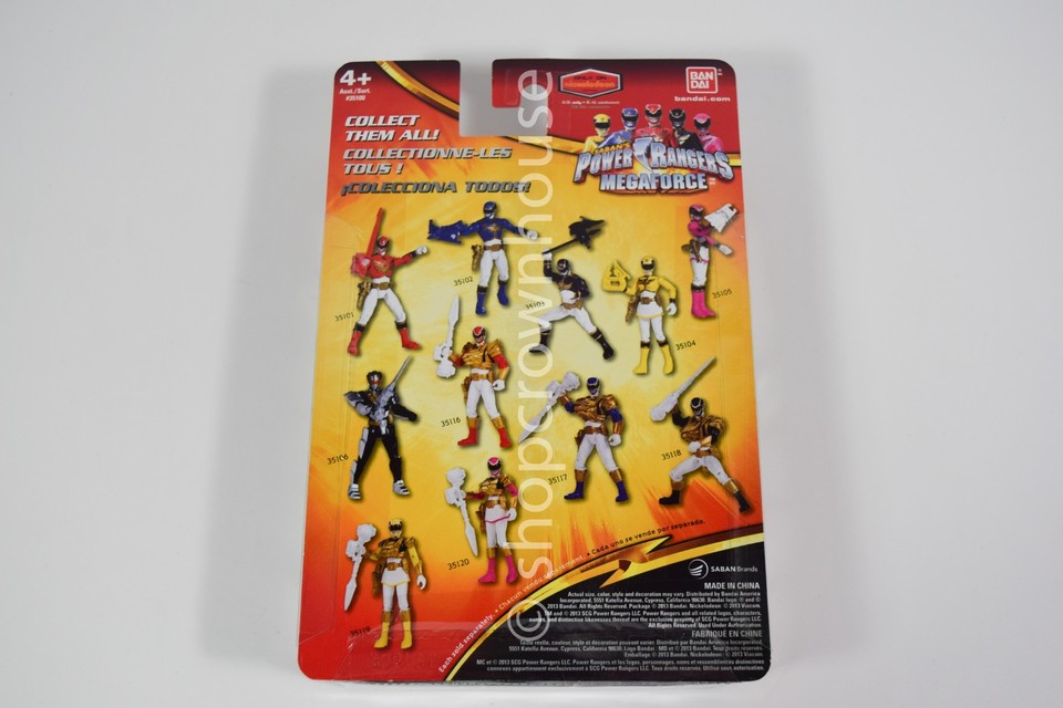 NEW Power Rangers Megaforce ULTRA BLUE RANGER Action Figure With Card 4 ...