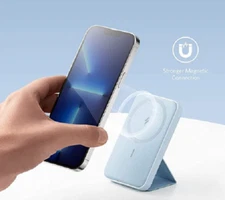 Anker 622 Magnetic Battery MagGo 5,000 mAh 14/13 Series Misty Blue