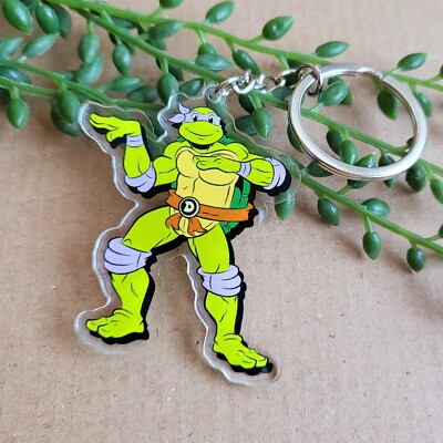 Teenage Mutant Ninja Turtles Schlüsselanhänger, Leonardo, Michelangelo, Raphael, Donatello