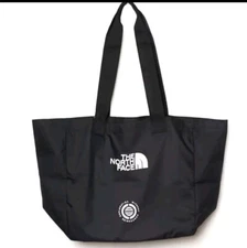 The North Face Logo  Reusable Shopping Tote Bag Black/L NWT Ripstop 26 X 15 X 8