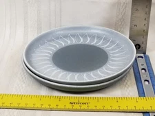 2 Denby Echo Blue Bread & Butter Plates 6 5/8” Made in England