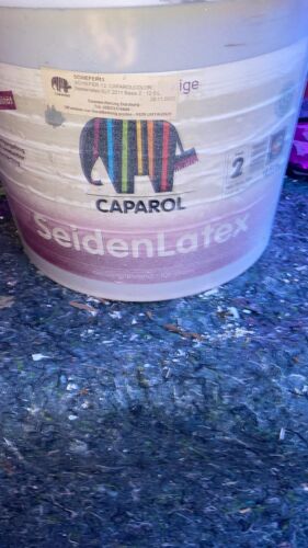 12,5 Liter Caparol Seidenlatex Farbton schau offenes Gebinde Restposten(4,30€/L) - Bild 2 von 2