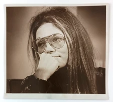 1973 Gloria Steinem Feminist Protester ERA Equal Rights Vintage Press Photo