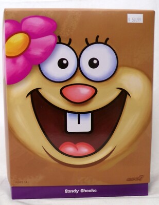 Super 7 2022 Spongebob Squarepants Ultimates Sandy Cheeks Figure New Sealed