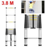 3.8M Portable Heavy Duty Multi-Purpose Aluminium Telescopic Ladder Extendable