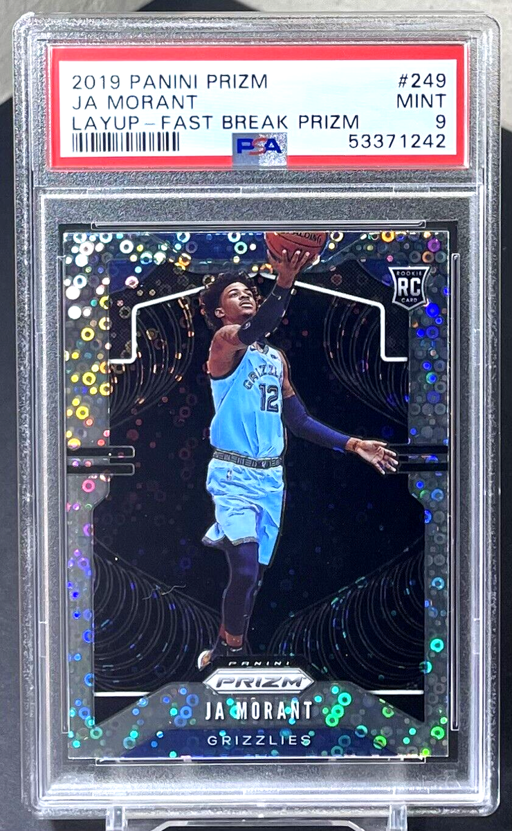 Ja Morant 2019-20 Prizm RC Variation Fast Break PSA 9 Mint 