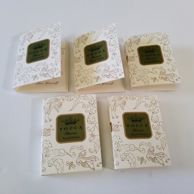 Lot Of 5- Tocca Florence Eau De Parfum .05fl Oz/1.5ml Sample Travel Size 