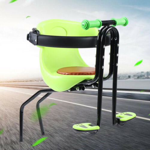 Grüner Kinderfahrradsitz Fronthalterung Babyfahrradsitz Kindersitz mit Handlauf 66 lbs - Bild 7 von 24