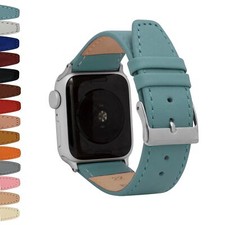 Slim Womens Leather Strap for Apple Watch Band 42mm 41 40 38 Series 11 10 9 8 SE