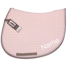 Schabracke bestickt personalisiert ESKADRON powderrose Cotton Spring-Schabracke