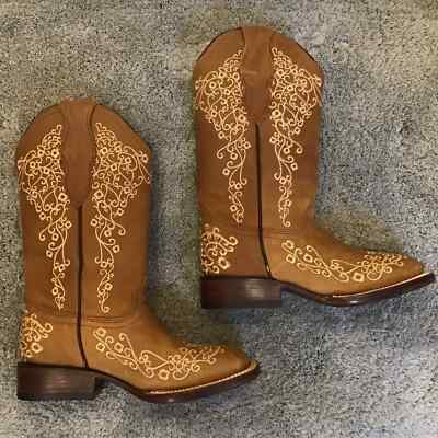 Cristeros Vintage Womens Cowboy Boots Size 6 Leather  display picture 1