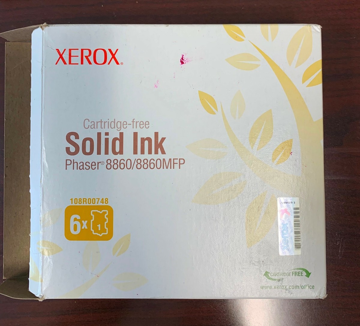 Xerox 108R00748 Yellow Genuine Xerox Solid Ink - 1 Ink block | eBay