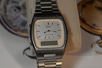 Vintage SEIKO H448-5009 Alarm Chronograph Men's Watch --4 Repair