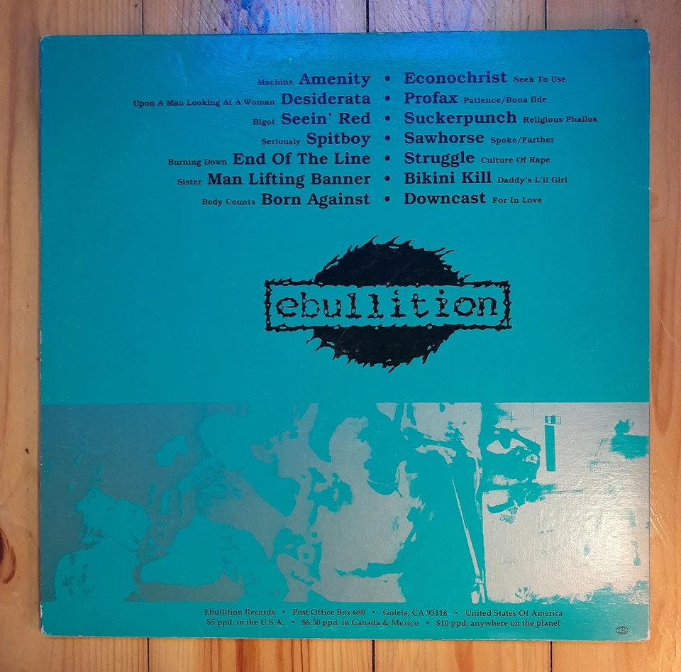 v/a GIVE ME BACK LP RI | 1991 Ebullition  female political anarcho hardcore punk - Bild 2 von 3