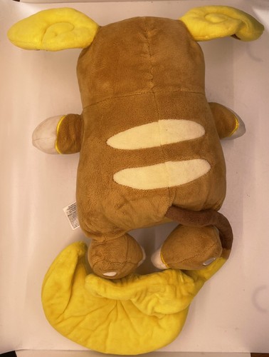 Tomy Pokemon All Star Stuffed Alolan Raichu Plush Doll, 10” - Picture 2 of 5
