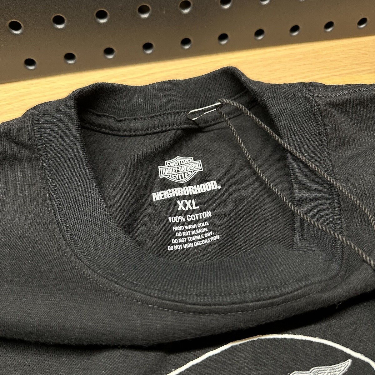 Harley Davidson x Neighborhood Cracked Print T-Shirt Black Harley Davidson x Neighborhood Cracked Print T-Shirt Black