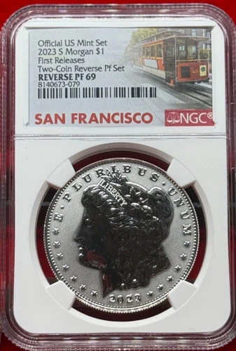 2024 Morgan reverse proof MS69 silver dollar NGC first releases