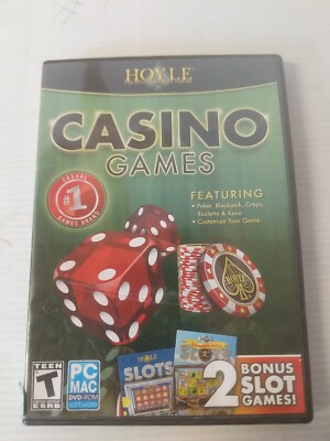 Hoyle Casino Games PC CD-Rom 2013 W/2 Slot Computer Games Encore Software