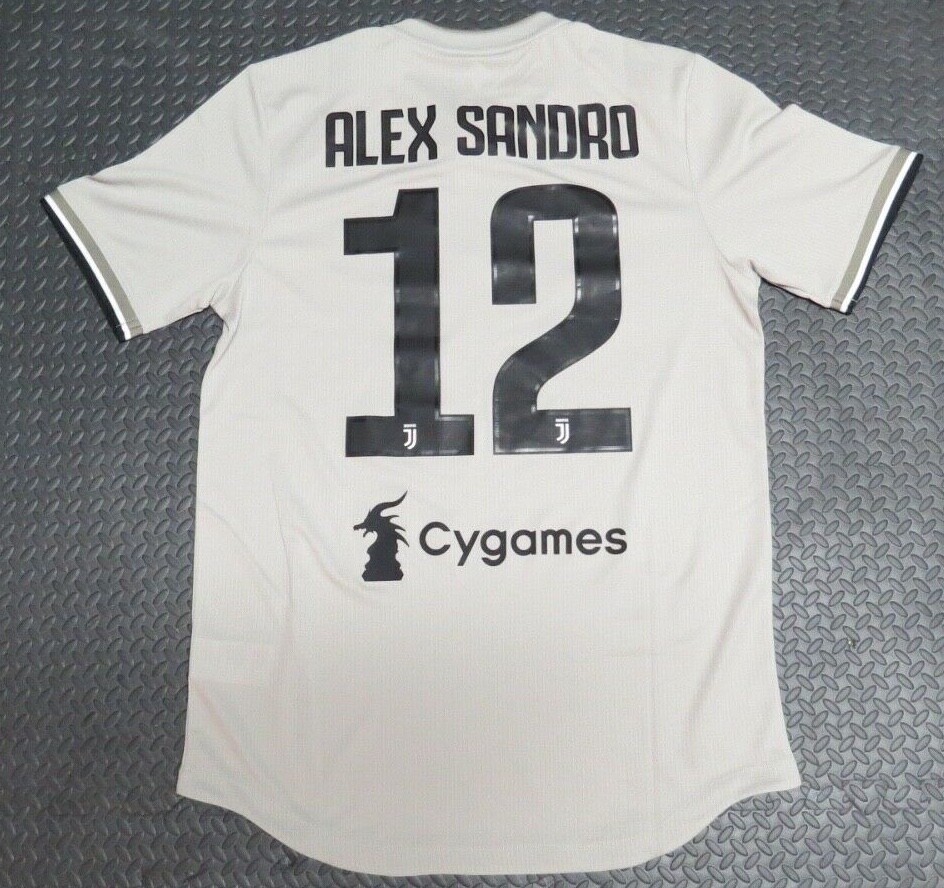 2018-19 Alex Sandro Juventus Match Used Worn Serie A Soccer Shirt! Game  Jersey
