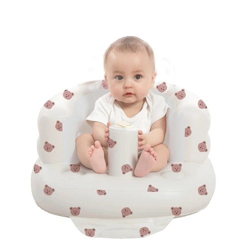 Inflatable Baby Seat for Babies 3-36 Months Built in Air Pump Children Baby Sofa