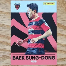 Baek Sung-Dong Panini K league 2023 Official Trading Card Collection Pohang