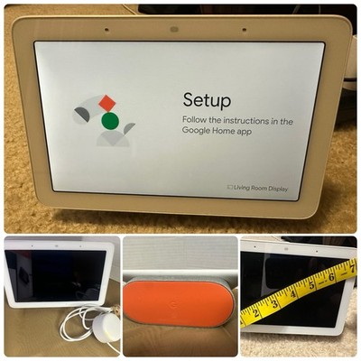 Google Nest Hub 1st Gen Smart Home Assistant H1A with Power Supply Tested
