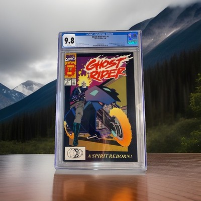 1990 Marvel Comic Ghost Rider #1 #v2 1st appearance of Deathwatch CGC 9.8 Mint